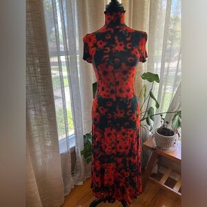 Floral Orange Sunflower Dress- Brand, Proenza Schouler White Label